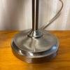 Double Arm Frosted Glass Table Lamp with Metal Base - 3