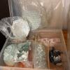 Assorted Candle Lot with Wax Melts, Holders & More - 9