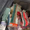 Bulk Arts & Crafts Lot: Glue Gun, Fabric, Corks, Paraffin Wax, & More - 6
