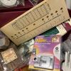 Large Mixed Craft Supply Lot with Bow Maker, Glue Pot, Corks, Ornaments, & More - 4