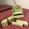 Craftguild Coca-Cola Brass Quartz Desktop Clock & Hallmark Desk Calendar Set - 6