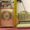 Craftguild Coca-Cola Brass Quartz Desktop Clock & Hallmark Desk Calendar Set - 8