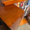 Solid Wood Multimedia Storage Cabinet with Swinging Doors & Large DVD Lot - 5