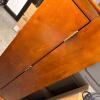 Solid Wood Multimedia Storage Cabinet with Swinging Doors & Large DVD Lot - 12