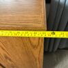 Locking Oak Laminate Storage Cabinet with Candle Lot - 9