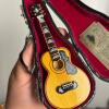 Gibson J-200 Miniature Guitar Replica with Case & COA - 2