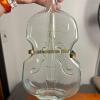 Violin-Shaped Glass Bottle with Display Wall Mount - 2