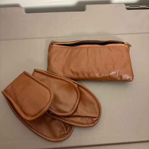 Vintage Evans Standard Size 9 Shoe Covers with Pouch