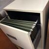 Beige Metal 2-Drawer Vertical Filing Cabinet - 4