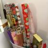Large Assorted Lot of Holiday, Character & Metallic Wrapping Paper Rolls