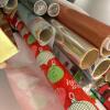 Large Assorted Lot of Holiday, Character & Metallic Wrapping Paper Rolls - 2