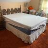 Queen Mattress, Bed, Bedframe And Headboard Bundle