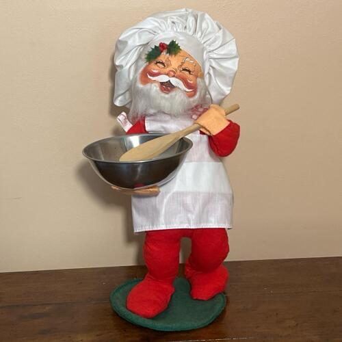 Collectible Vintage 1981 Annalee Santa Chef Doll