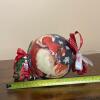Holiday Coca-Cola Santa Christmas Ball Ornament Collectible with Ribbons and Bells - 3