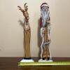 Ceramic Santa and Reindeer Christmas Figurines/Decor - 6