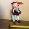 Collectible 2002 Annalee Rabbit Doll with Wooden Egg - 6