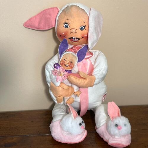 Collectible Vintage 1990 Annalee Mother Bunny Doll
