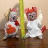 Collectible 1987 & 1998 Annalee Mouse Valentine Pair - 5
