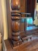 Very Large Solid Wood Hutch Buffet with Mirror - 3