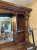 Very Large Solid Wood Hutch Buffet with Mirror - 7