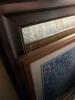 Large Lot of Assorted Wood Picture Frames, Mirror and Art - 3