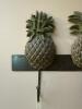 Pineapple Motif Decorative Wall Hook Rack With Tapers - 2