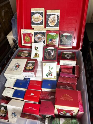 Over 50 Hallmark Keepsake Christmas Ornaments&mdash;Collectors Series, Decade & Showcase