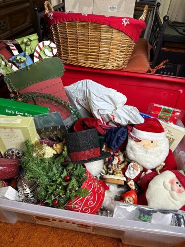 Large Assorted Christmas D&eacute;cor Lot