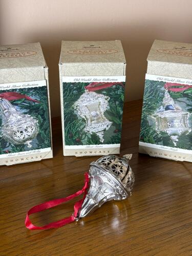 Three Hallmark Old-World Silver Collection