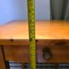 Solid Wood Side Table with Drawer, 18"W x 16"D x 26"H - 5