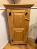 Rustic Solid Wood Single-Door Storage Cabinet