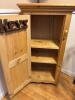 Rustic Solid Wood Single-Door Storage Cabinet - 2