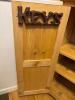 Rustic Solid Wood Single-Door Storage Cabinet - 3