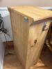 Rustic Solid Wood Single-Door Storage Cabinet - 5