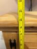 Rustic Solid Wood Single-Door Storage Cabinet - 8
