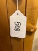 Rustic Solid Wood Single-Door Storage Cabinet - 9