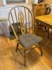 Wooden Dining Set with 4 Windsor Chairs - 2
