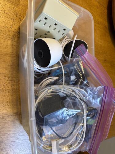 Small Tote of Electronic Devices