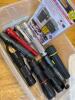 Small Tote of Flashlights
