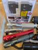 Small Tote of Flashlights - 2