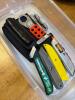 Small Tote of Assorted Cutting Devices