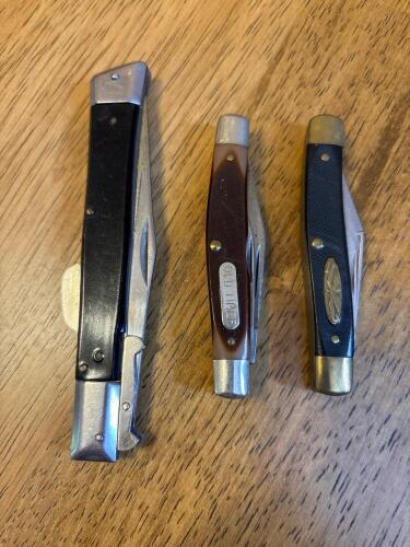 Set of 3 Vintage Pocket Knives