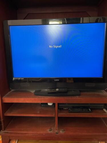Vizio 37" HDTV w/ Remote & Sony VHS DVD Combo
