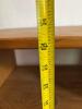 Small Oak-Finished Wooden Stepped Side Table - 8