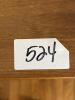 Small Oak-Finished Wooden Stepped Side Table - 9
