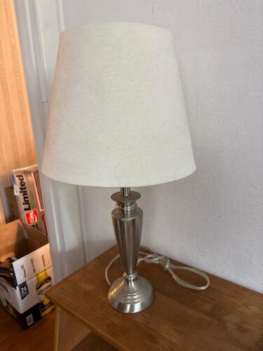 Brushed Metal Table Lamp