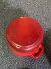 Set of 2 Red Enameled Cast Iron Dutch Ovens - 4