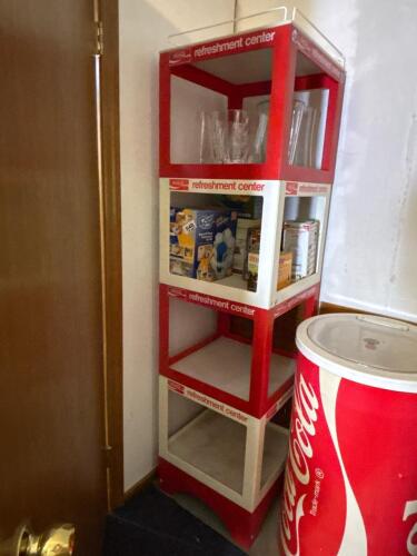 Vintage Coca-Cola "Refreshment Center" Display Rack &ndash; 4 Shelves and Base.