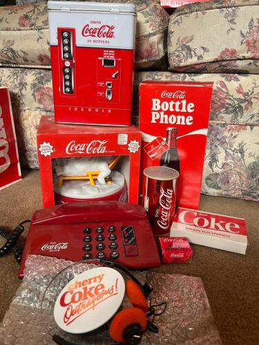 Vintage Coca-Cola Promotional Electronics Collection