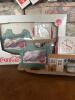 Two 1990 Burwood Coca-Cola 3D Gas Station Wall Clocks